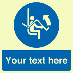 Custom Mandatory: Open safety bar of chairlift